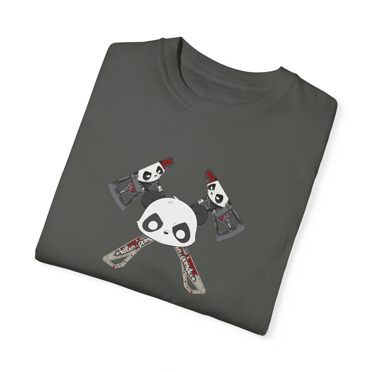 Killer Panda Streetwear - Cross Bones Unisex Garment-Dyed T-shirt