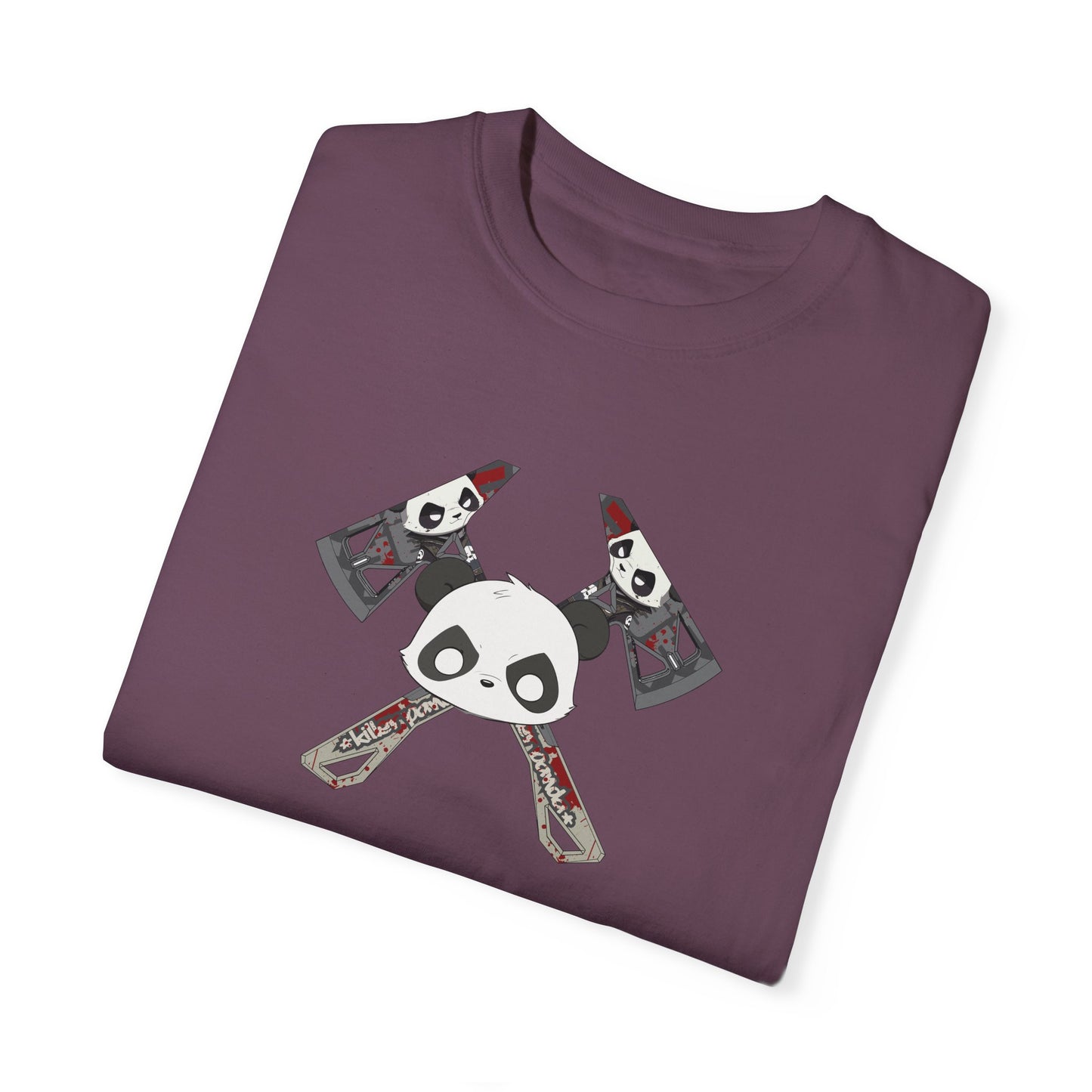 Killer Panda Streetwear - Cross Bones Unisex Garment-Dyed T-shirt