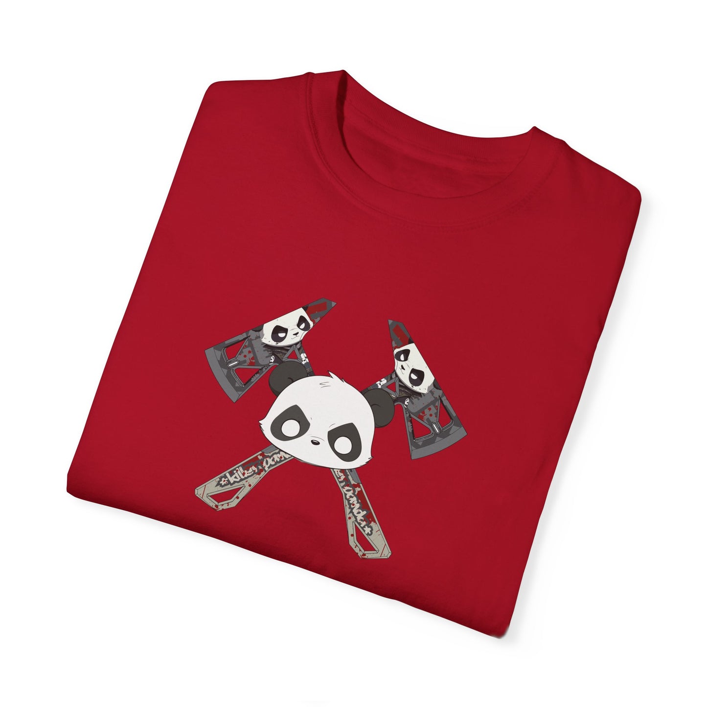 Killer Panda Streetwear - Cross Bones Unisex Garment-Dyed T-shirt