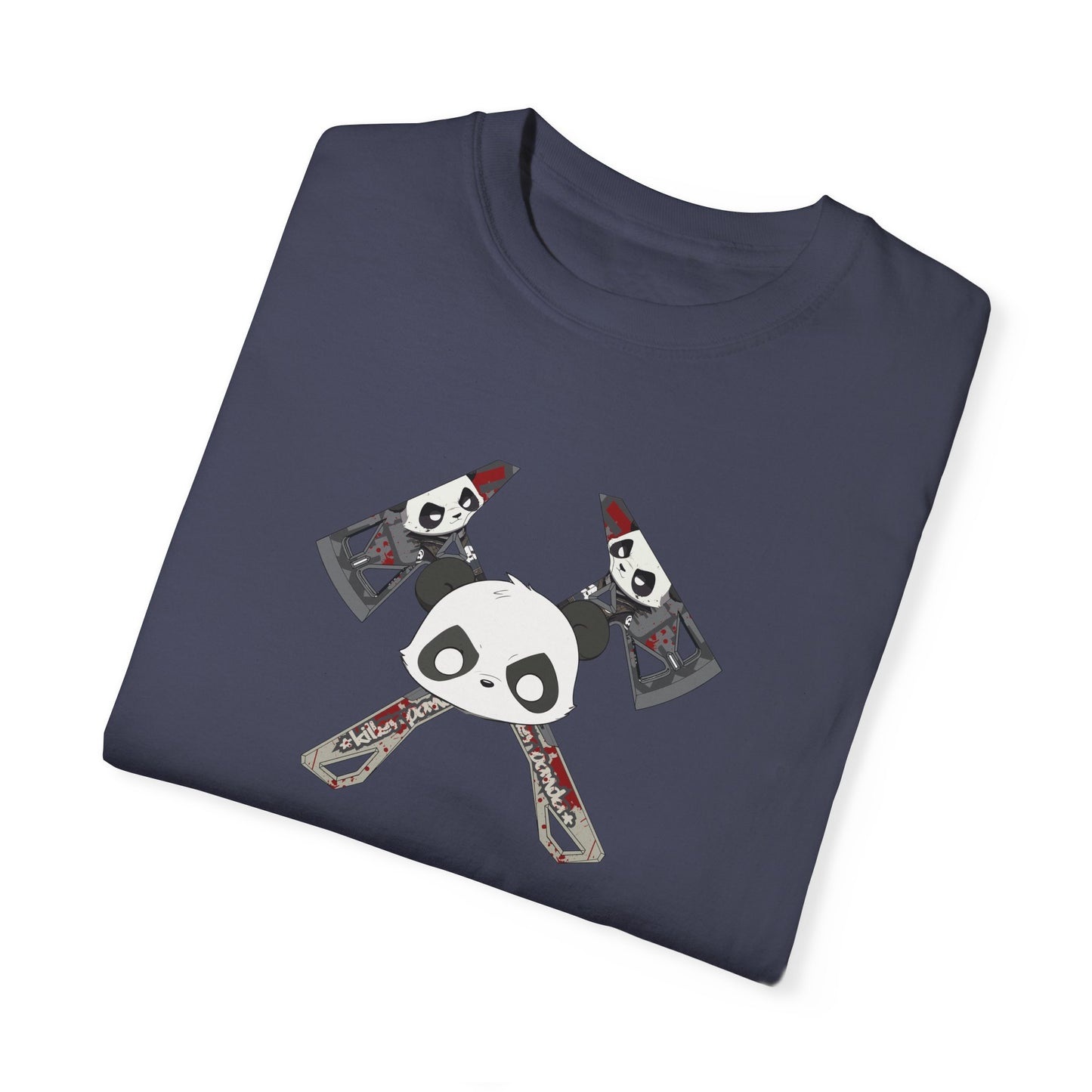 Killer Panda Streetwear - Cross Bones Unisex Garment-Dyed T-shirt