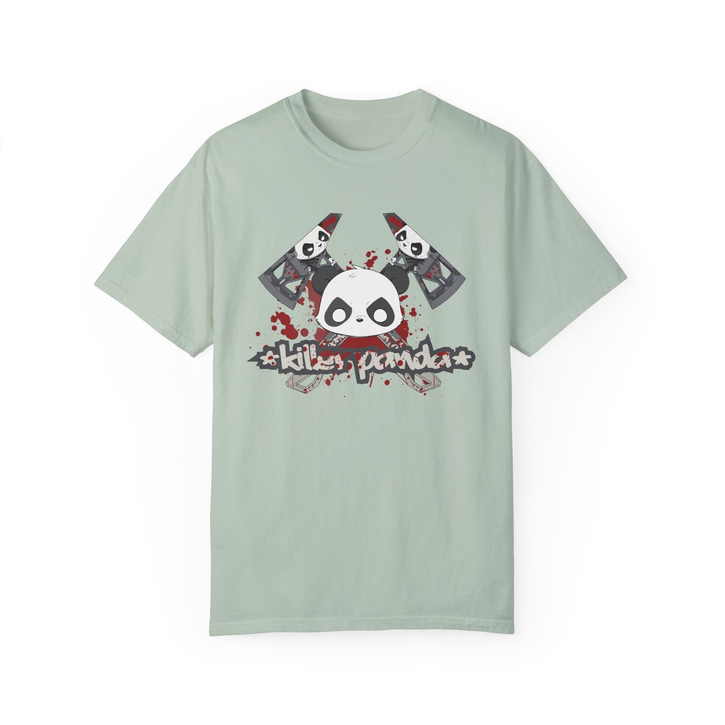 Killer Panda Streetwear - Crossbones Splatter 5 Unisex Garment-Dyed T-shirt
