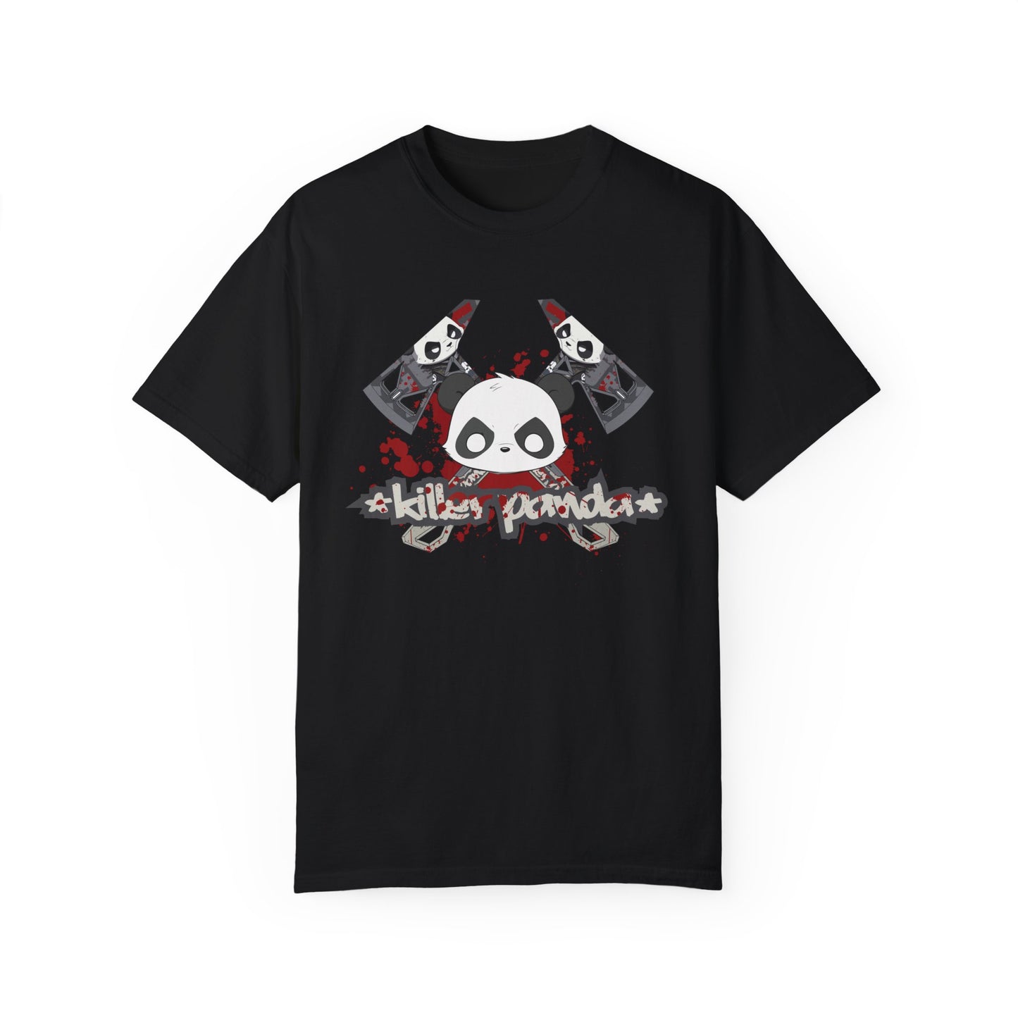 Killer Panda Streetwear - Crossbones Splatter 5 Unisex Garment-Dyed T-shirt