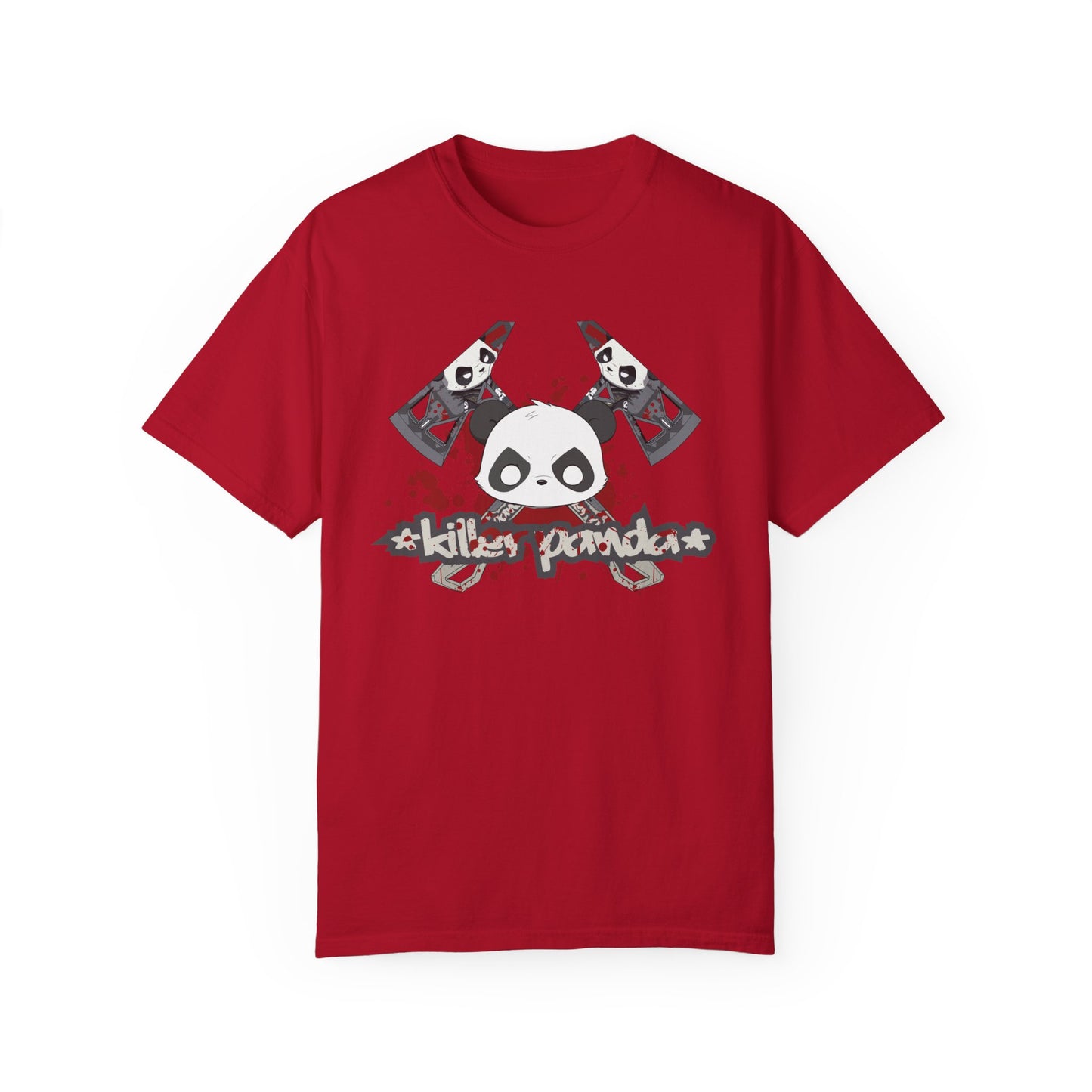 Killer Panda Streetwear - Crossbones Splatter 5 Unisex Garment-Dyed T-shirt