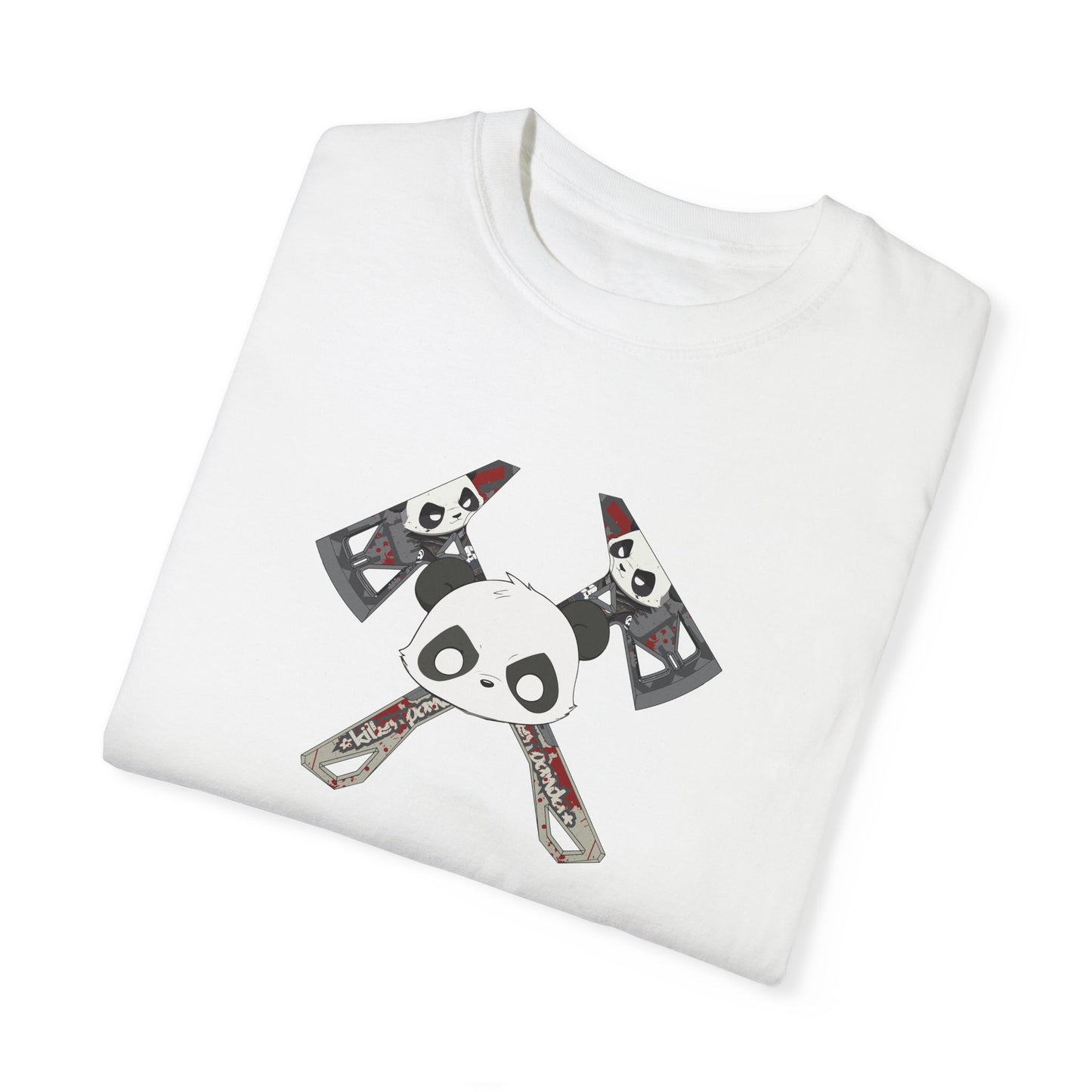 Killer Panda Streetwear - Cross Bones Unisex Garment-Dyed T-shirt