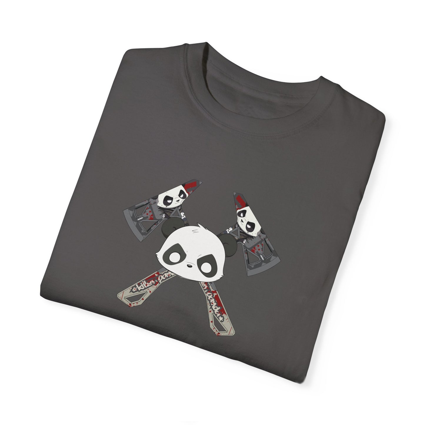 Killer Panda Streetwear - Cross Bones Unisex Garment-Dyed T-shirt