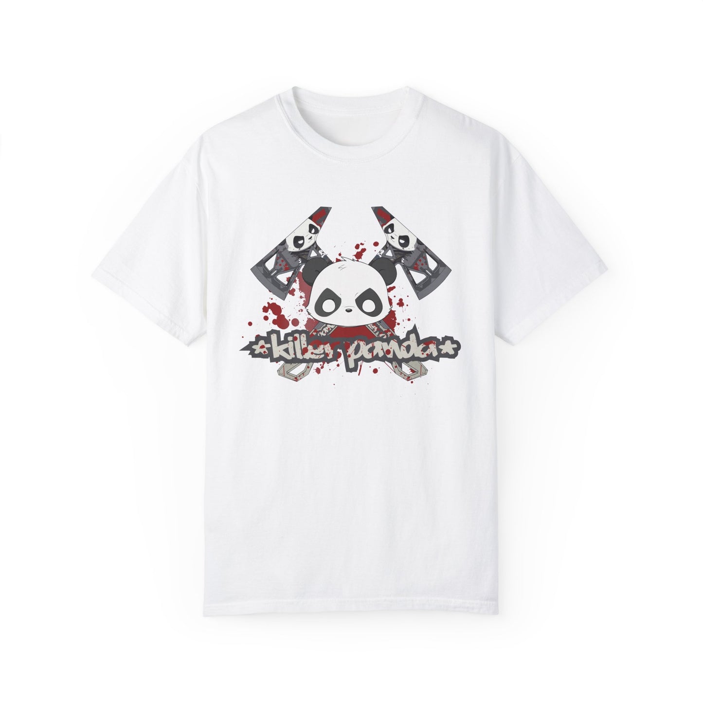 Killer Panda Streetwear - Crossbones Splatter 5 Unisex Garment-Dyed T-shirt