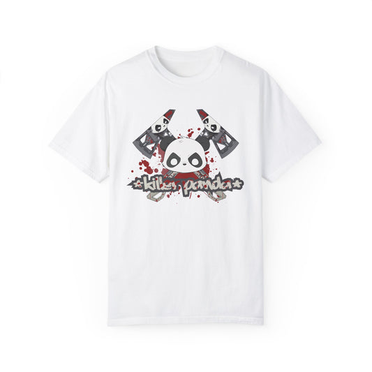 Killer Panda Streetwear - Crossbones Splatter 5 Unisex Garment-Dyed T-shirt