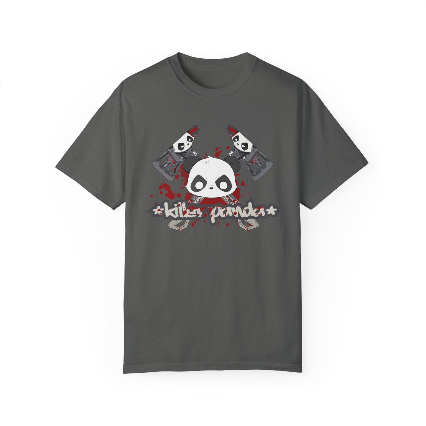 Killer Panda Streetwear - Crossbones Splatter 5 Unisex Garment-Dyed T-shirt