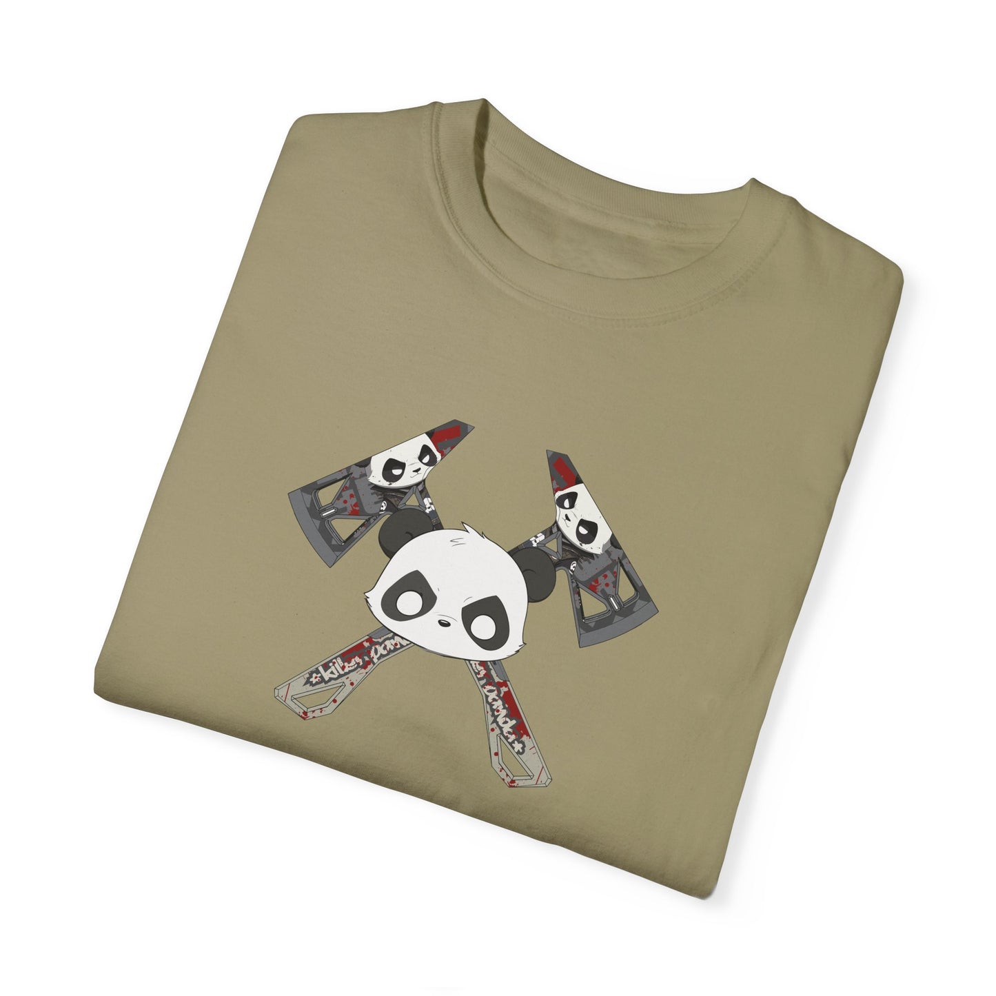 Killer Panda Streetwear - Cross Bones Unisex Garment-Dyed T-shirt