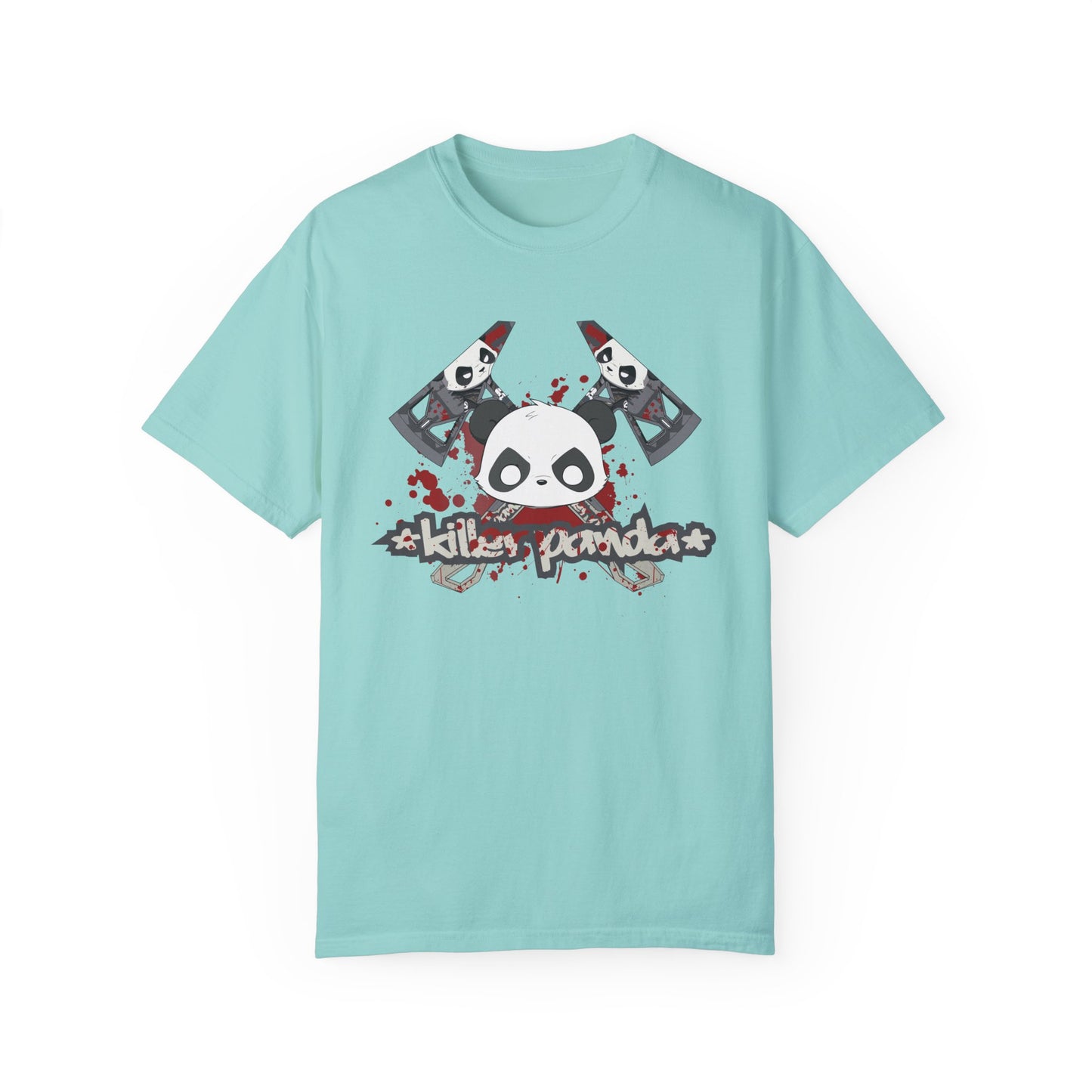 Killer Panda Streetwear - Crossbones Splatter 5 Unisex Garment-Dyed T-shirt