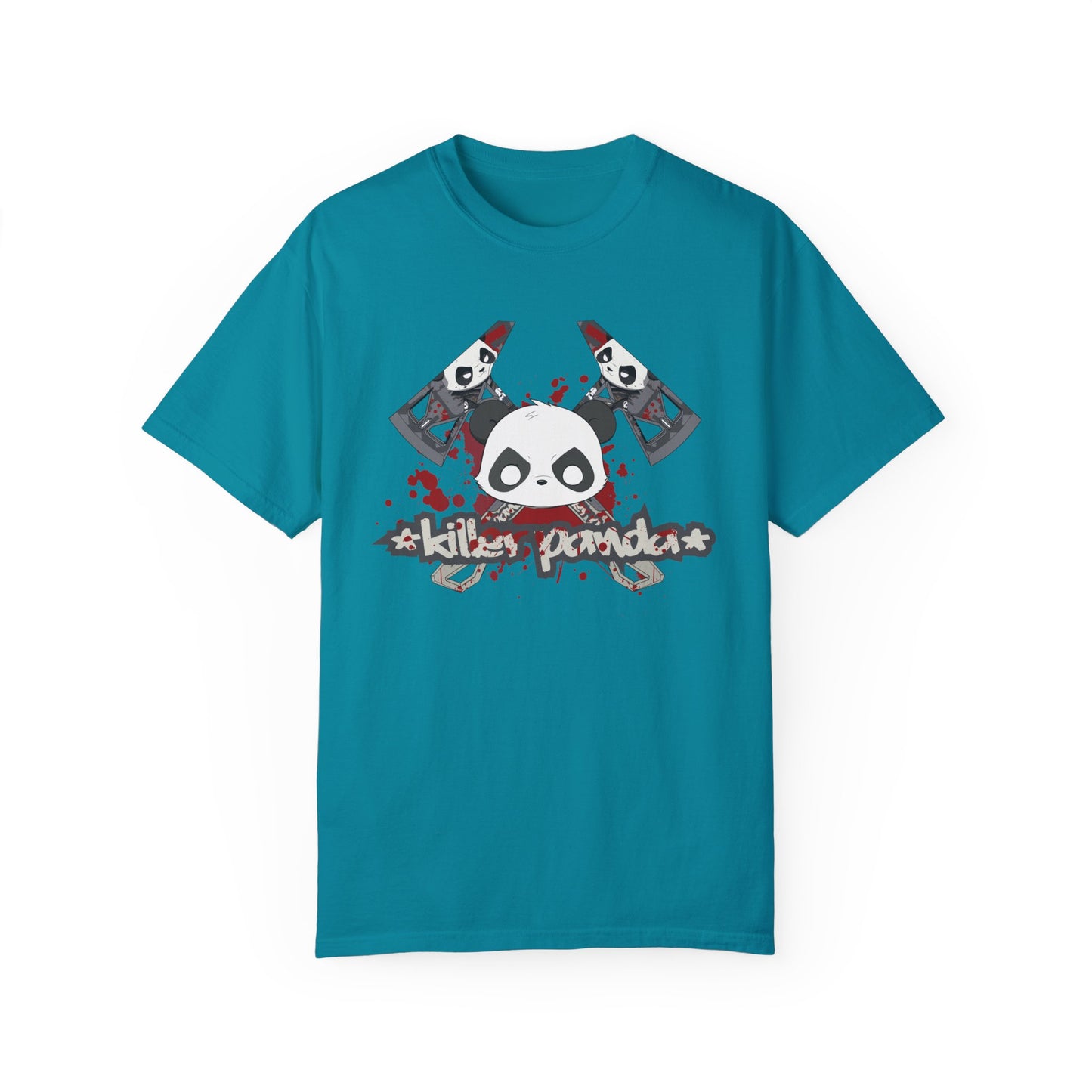 Killer Panda Streetwear - Crossbones Splatter 5 Unisex Garment-Dyed T-shirt