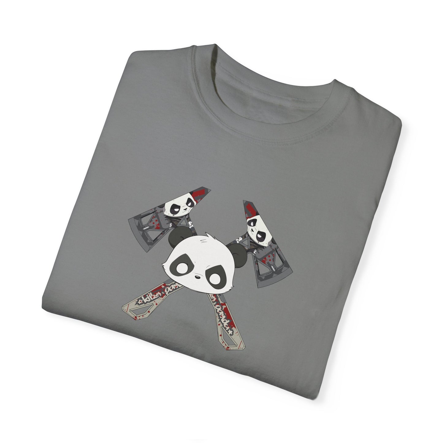 Killer Panda Streetwear - Cross Bones Unisex Garment-Dyed T-shirt