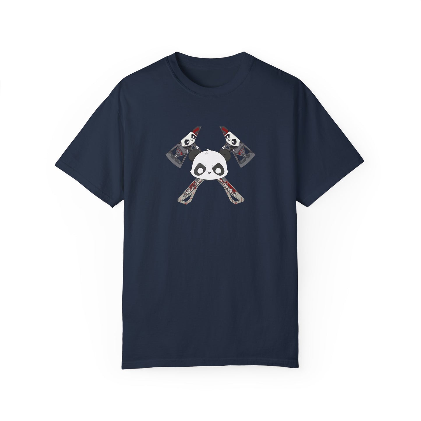 Killer Panda Streetwear - Cross Bones Unisex Garment-Dyed T-shirt
