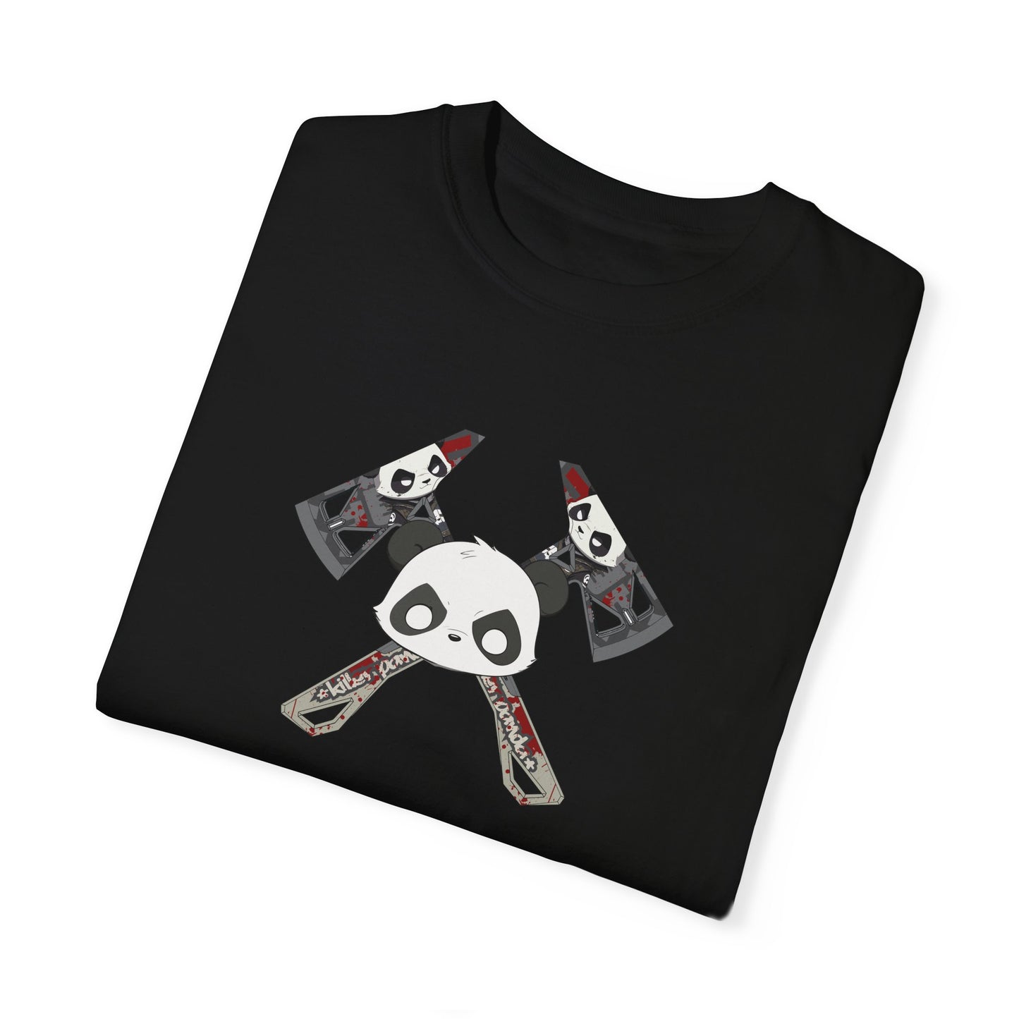 Killer Panda Streetwear - Cross Bones Unisex Garment-Dyed T-shirt