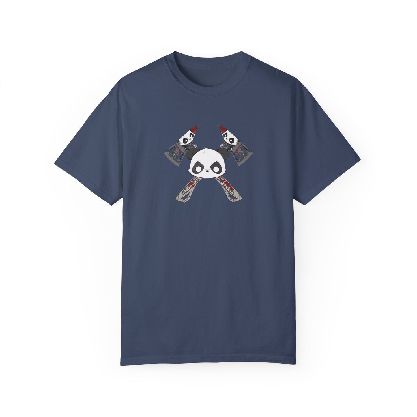 Killer Panda Streetwear - Cross Bones Unisex Garment-Dyed T-shirt