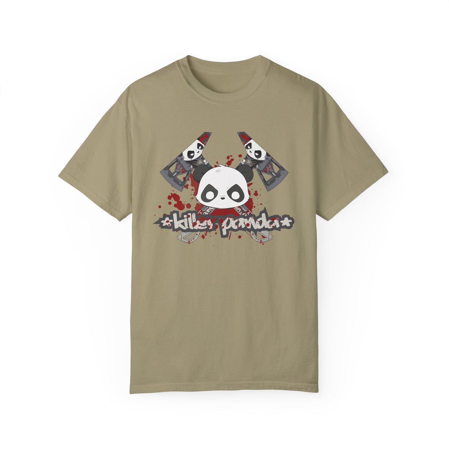 Killer Panda Streetwear - Crossbones Splatter 5 Unisex Garment-Dyed T-shirt