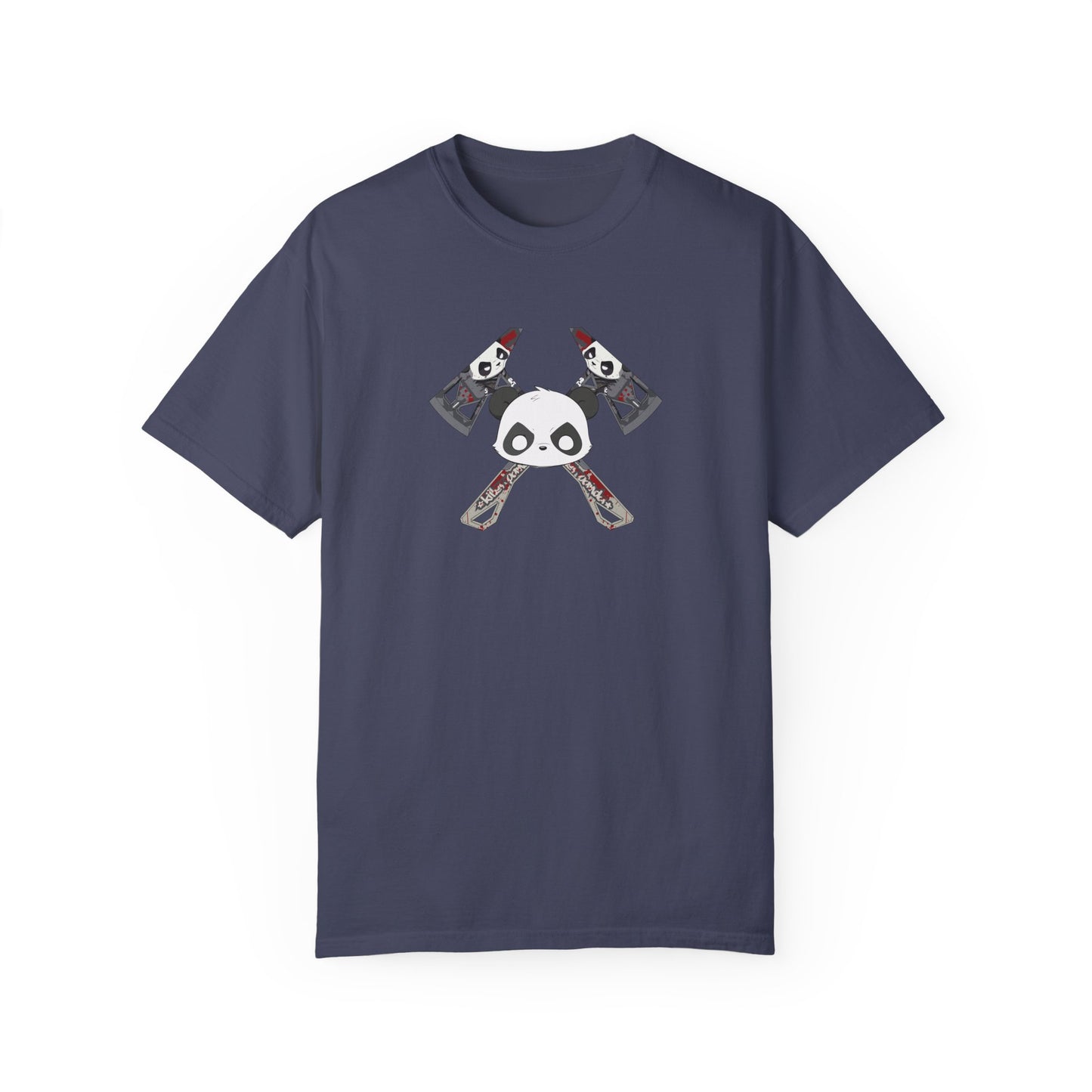 Killer Panda Streetwear - Cross Bones Unisex Garment-Dyed T-shirt