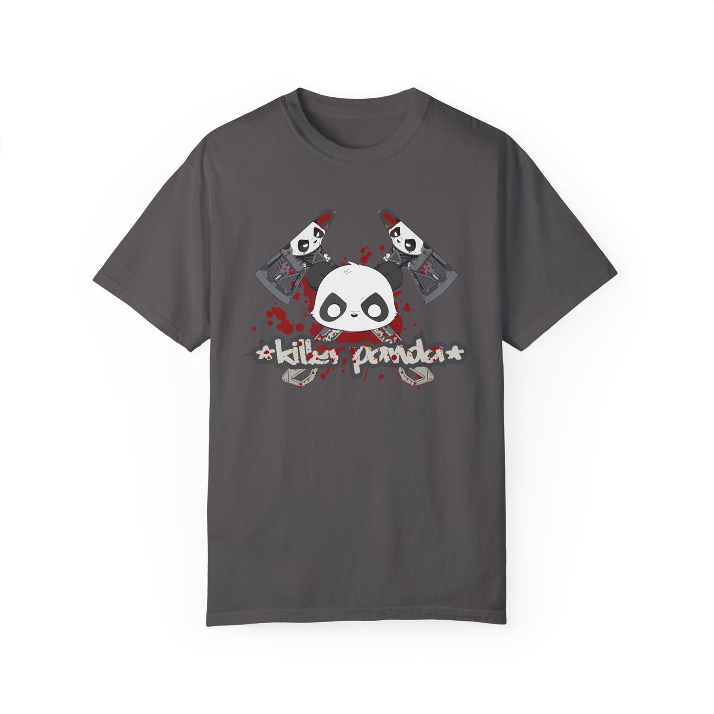 Killer Panda Streetwear - Crossbones Splatter 5 Unisex Garment-Dyed T-shirt