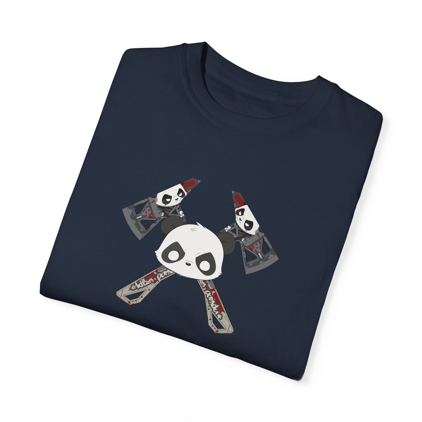 Killer Panda Streetwear - Cross Bones Unisex Garment-Dyed T-shirt