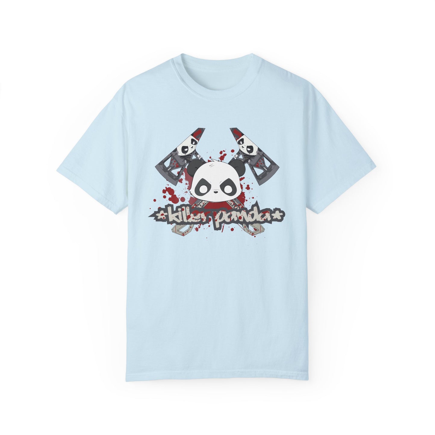 Killer Panda Streetwear - Crossbones Splatter 5 Unisex Garment-Dyed T-shirt