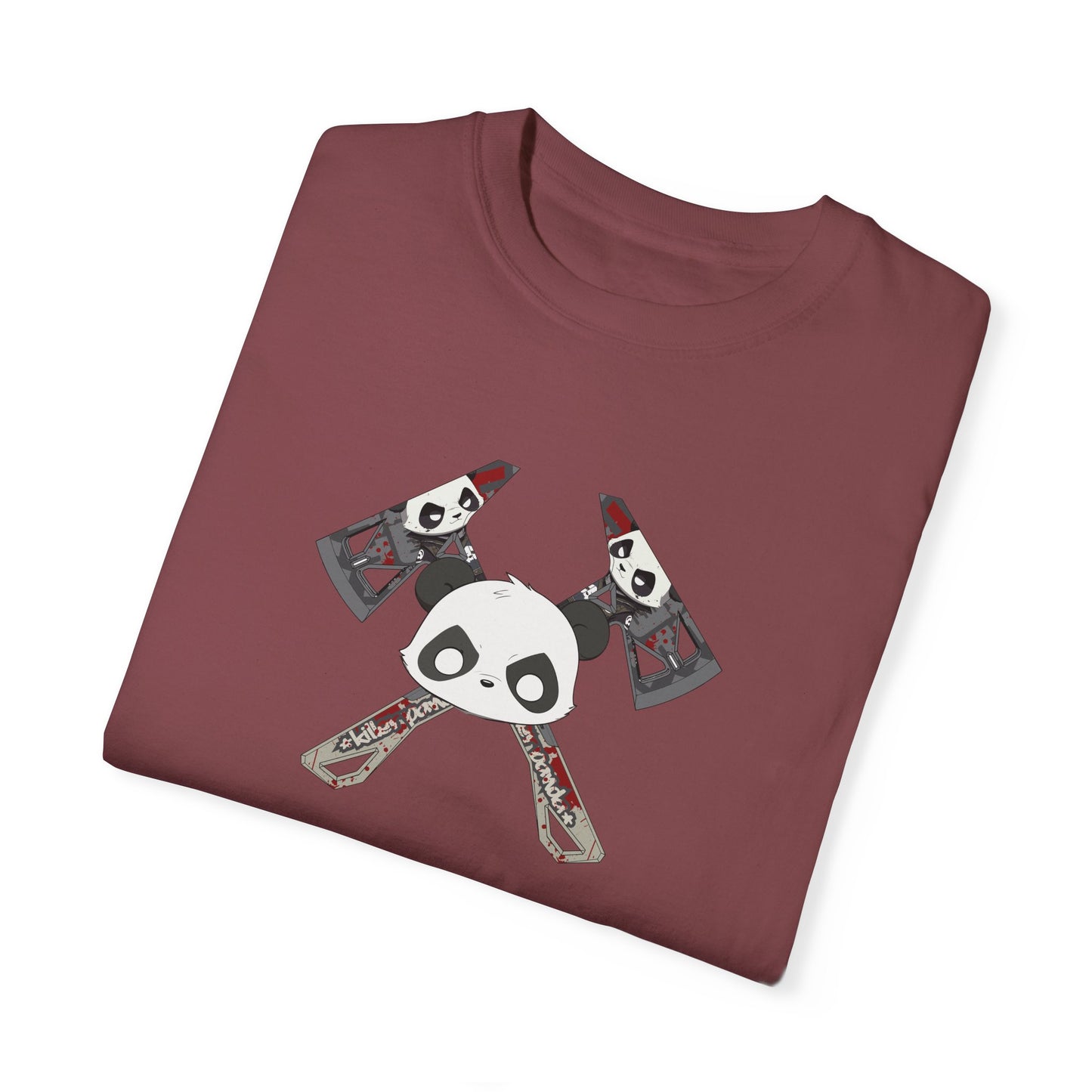 Killer Panda Streetwear - Cross Bones Unisex Garment-Dyed T-shirt