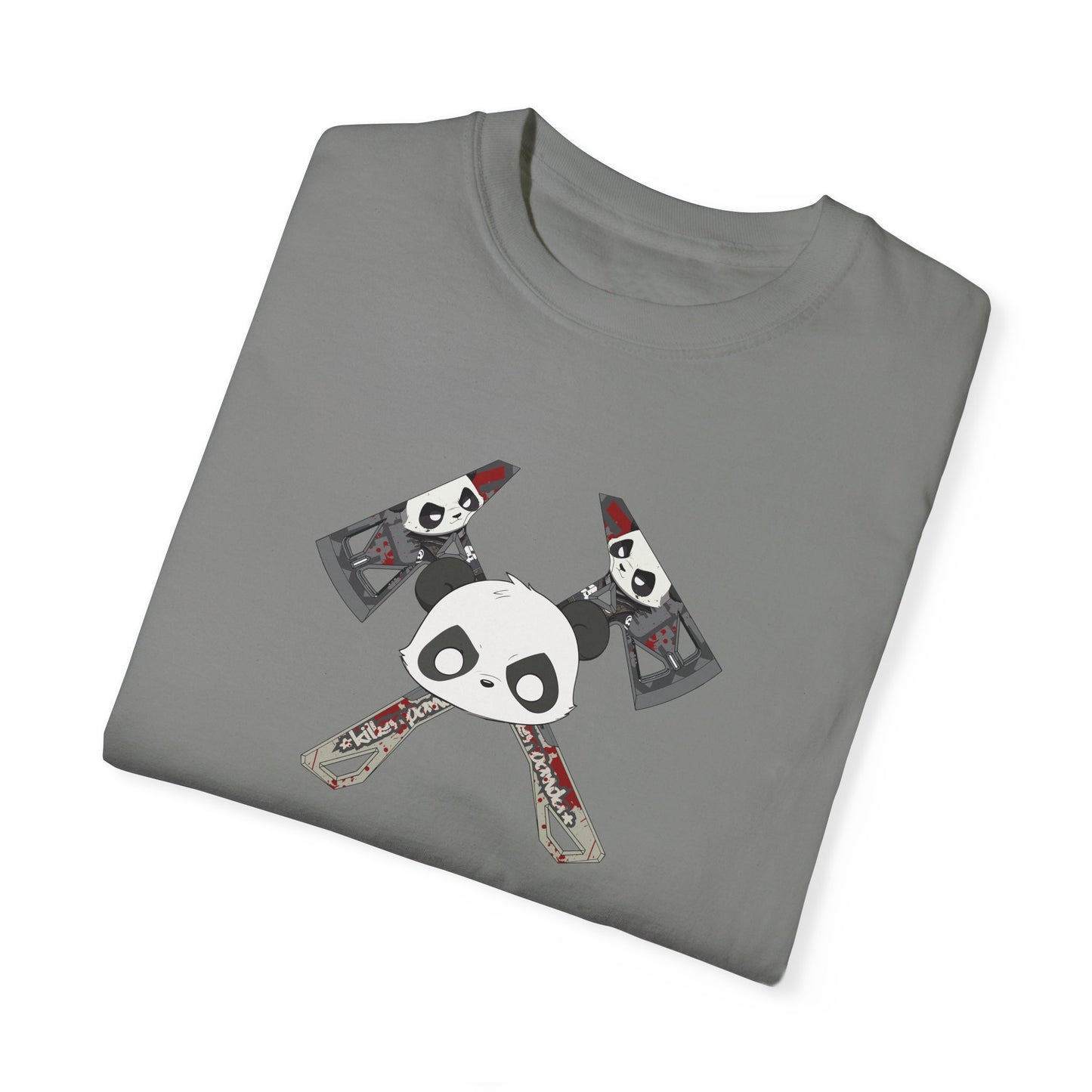 Killer Panda Streetwear - Cross Bones Unisex Garment-Dyed T-shirt